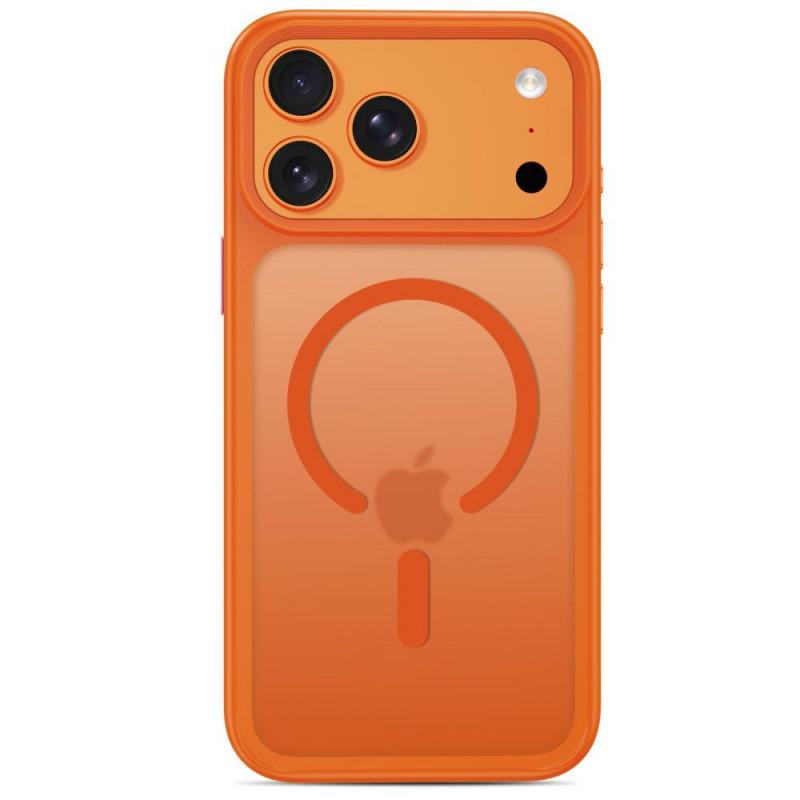 Tech-Protect Magmat MagSafe CC puzdro pre Apple iPhone 17 Pro / 18 Pro, matná cosmic orange