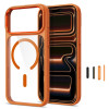 Tech-Protect Magmat MagSafe CC puzdro pre Apple iPhone 17 Pro / 18 Pro, Cosmic Orange / priehľadné