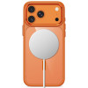 Tech-Protect Magmat MagSafe CC puzdro pre Apple iPhone 17 Pro Max / 18 Pro Max, Cosmic Orange / priehľadné