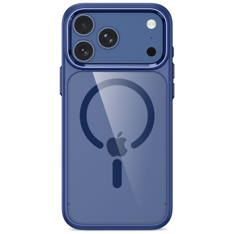 Tech-Protect Magmat MagSafe CC puzdro pre Apple iPhone 17 Pro / 18 Pro, Deep Blue / priehľadné