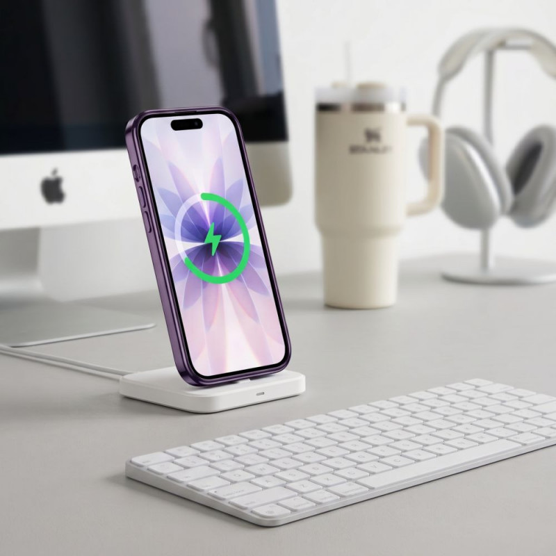 Tech-Protect MagFlex MagSafe puzdro pre Apple iPhone 17, lesklá levanduľová