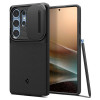 Spigen Optik Armor puzdro pre Samsung Galaxy S25 Ultra, čierne