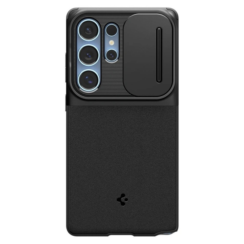 Spigen Optik Armor puzdro pre Samsung Galaxy S25 Ultra, čierne