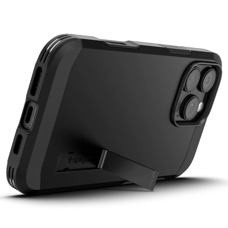 Spigen Tough Armor T Mag MagSafe puzdro pre Apple iPhone 16 Pro Max, čierne