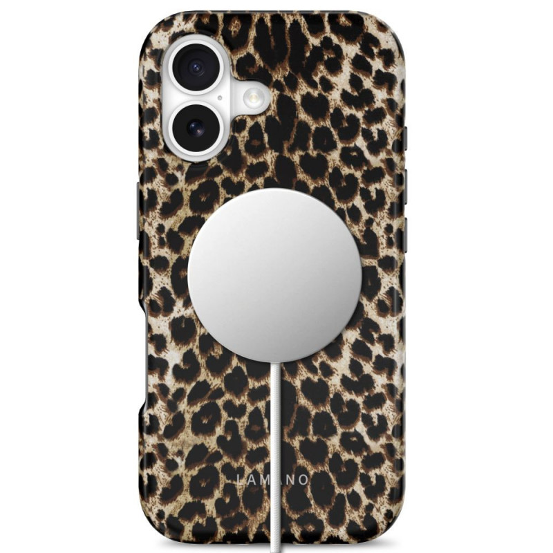 Tech-Protect Puzdro Lamano MagSafe pre Apple iPhone 17, Exotic Touch, hnedé a béžové
