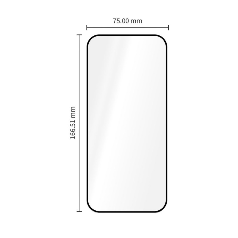 Tech-Protect Glass Fit+ tvrdené sklo pre Xiaomi Redmi 17 4G / 5G, čierne (2 ks) (THP5701)