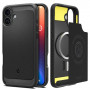Spigen Rugged Armor Mag MagSafe puzdro pre Apple iPhone 16, matná čierna