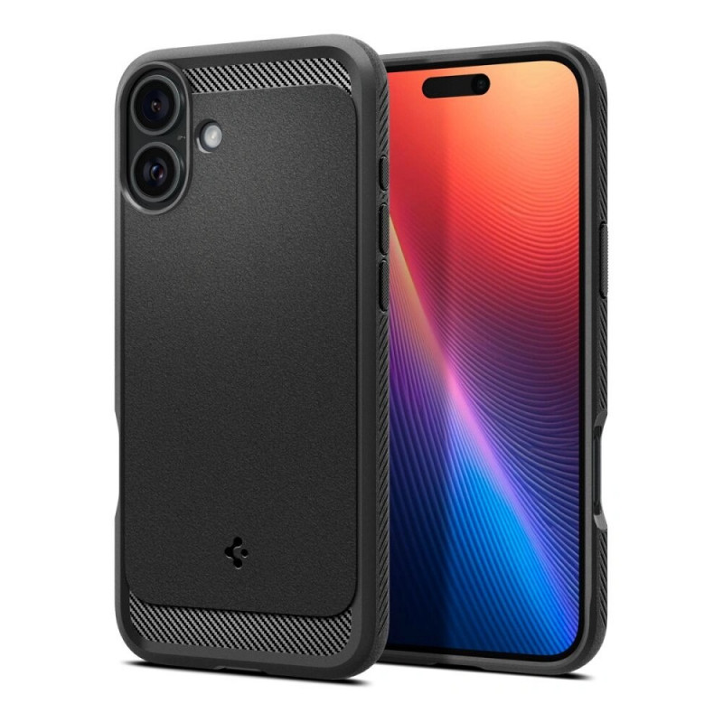 Spigen Rugged Armor Mag MagSafe puzdro pre Apple iPhone 16, matná čierna