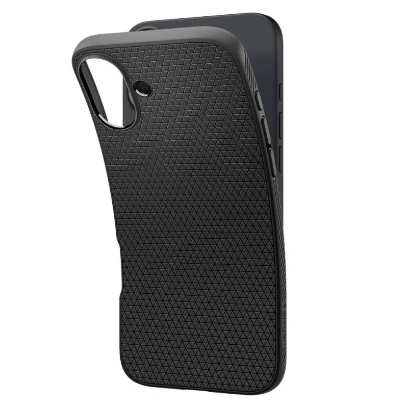 Spigen Liquid Air puzdro pre Apple iPhone 16, matná čierna