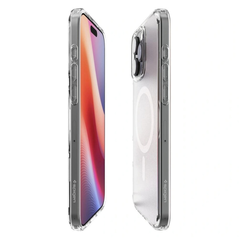 Spigen Ultra Hybrid Mag MagSafe puzdro pre Apple iPhone 16 Pro, priehľadné