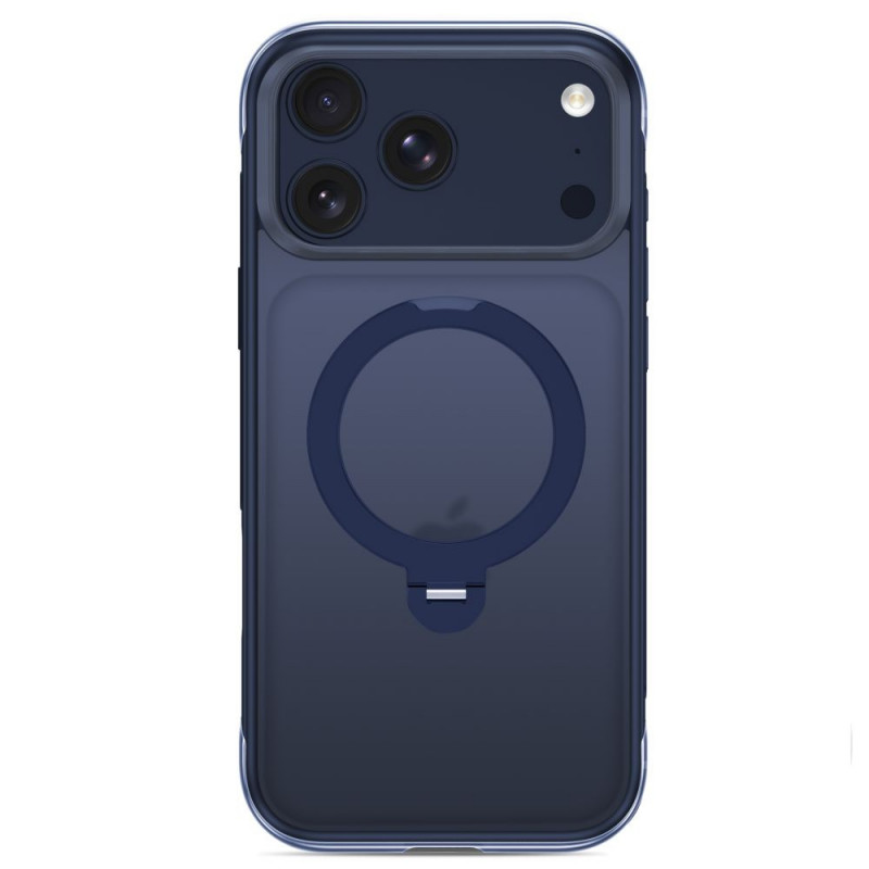 Tech-Protect MagAir Stand MagSafe CC puzdro pre Apple iPhone 17 Pro Max / 18 Pro Max, matná Deep Blue