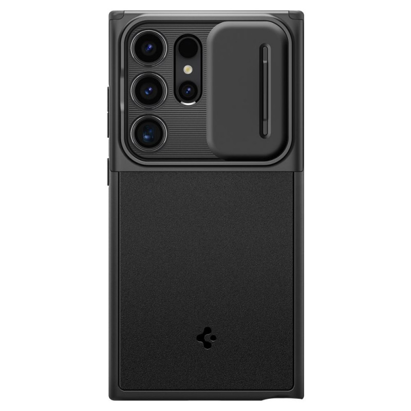 Puzdro Spigen Optik Armor pre Samsung Galaxy S24 Ultra, čierne