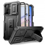 Tech-Protect Kevlar Cam+ 2-Set odolný kryt pre Samsung Galaxy A17 / A18 4G / 5G, čierny