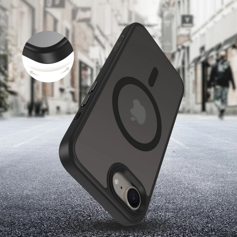 Tech-Protect Magmat MagSafe puzdro pre Apple iPhone 17e / 16e, matná čierna