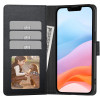 Tech-Protect peňaženkové puzdro pre Apple iPhone 17e / 16e, matná čierna