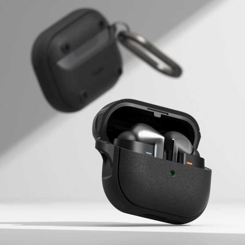 Ringke Onyx Magnetic MagSafe puzdro pre Samsung Galaxy Buds 3 / 3 Pro, čierne
