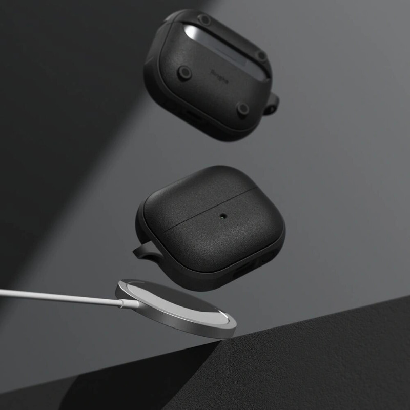 Ringke Onyx Magnetic MagSafe puzdro pre Samsung Galaxy Buds 3 / 3 Pro, čierne