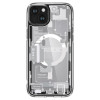 Puzdro Spigen Ultra Hybrid Mag s MagSafe pre Apple iPhone 15 Plus / 14 Plus, Zero One, biele
