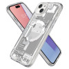 Puzdro Spigen Ultra Hybrid Mag s MagSafe pre Apple iPhone 15 Plus / 14 Plus, Zero One, biele