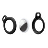 Ochranné puzdro na kľúčenku Tech-Protect Rough Chain pre Apple AirTag, čierne (2 ks)