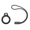 Ochranné puzdro na kľúčenku Tech-Protect Rough Chain pre Apple AirTag, čierne (2 ks)