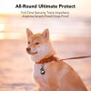 Ochranné puzdro na kľúčenku Tech-Protect Rough Chain pre Apple AirTag, čierne (2 ks)