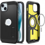 Puzdro Spigen Tough Armor Mag s MagSafe pre Apple iPhone 15, čierne