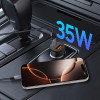 Tech-Protect CC02 2-portová autonabíjačka USB-A / USB-C, PD 35W / QC 3.0, čierna (THP4079)