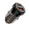 Tech-Protect CC03 2-portová autonabíjačka USB-A / USB-C, PD 30W / QC 3.0, čierna
