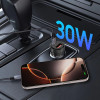 Tech-Protect CC03 2-portová autonabíjačka USB-A / USB-C, PD 30W / QC 3.0, čierna