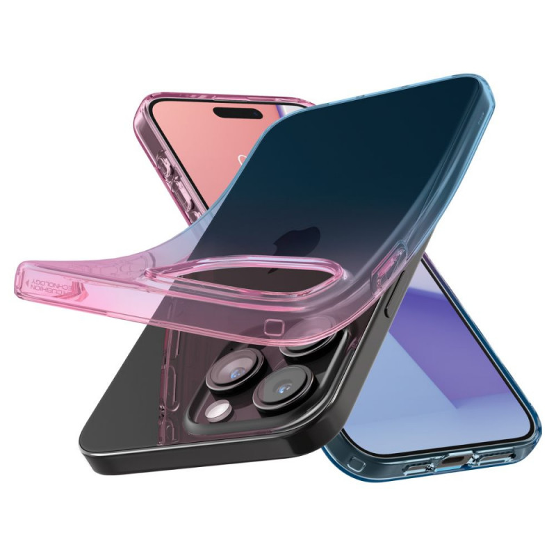 Spigen puzdro Liquid Crystal pre Apple iPhone 15 Pro, gradation pink