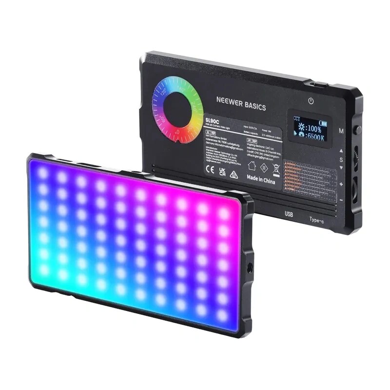 Neewer BASICS SL90C štúdiové svetlo, 8 W RGB LED