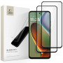 Tech-Protect Glass Fit+ tvrdené sklo pre Motorola Moto G15 / G15 Power / G05 / E15, čierne (2 ks)