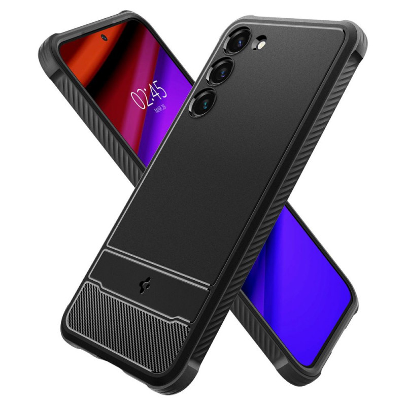 Spigen Puzdro Rugged Armor pre Samsung Galaxy S23, matná čierna