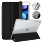 Mercury Clear Back Cover puzdro s priehľadnými zadnými dvierkami pre Apple iPad 10.9 2022 / 11 2025, čierne