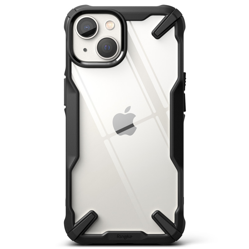 Ringke Fusion-X Design puzdro pre Apple iPhone 14 Plus / 15 Plus, čierne