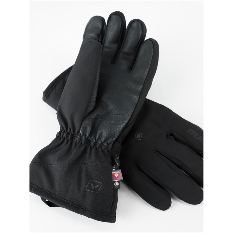 Dámske lyžiarske rukavice Viking Sherpa GTX 2.0, čierne, veľkosť 7