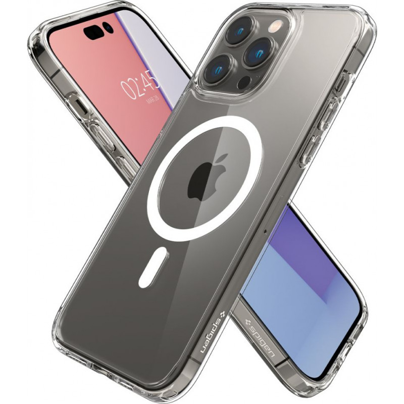 Spigen Ultra Hybrid Mag (ACS04969) puzdro MagSafe pre Apple iPhone 14 Pro, biele