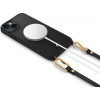 Spigen Cyrill Classic Charm Mag (ACS04948) puzdro MagSafe s remienkom pre Apple iPhone 14 Plus / 15 Plus, čierne