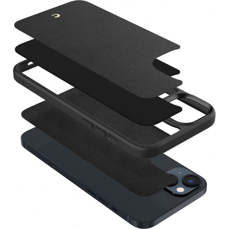 Spigen Cyrill Kajuk Mag (ACS04946) puzdro MagSafe pre Apple iPhone 14 Plus / 15 Plus, čierne