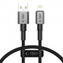 Kábel Tech-Protect Ultraboost DNA USB-A / Lightning, 12W, 2,4A, 25 cm, Iron Grey