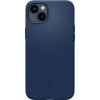 Spigen Silicone Fit Mag (ACS04921) puzdro MagSafe pre Apple iPhone 14 Plus / 15 Plus, námornícka modrá