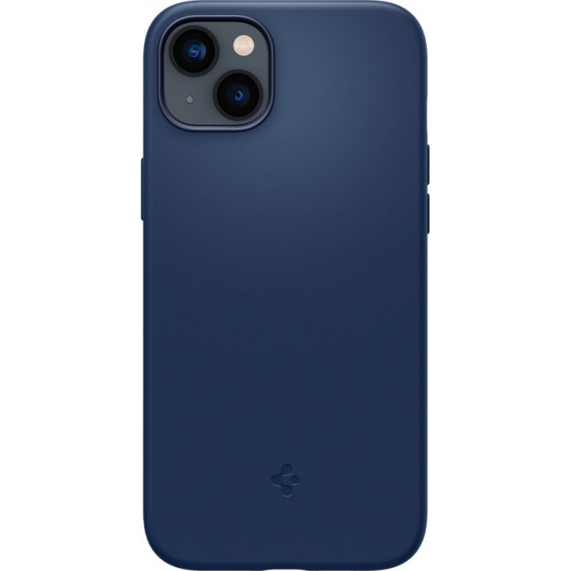 Spigen Silicone Fit Mag (ACS04921) puzdro MagSafe pre Apple iPhone 14 Plus / 15 Plus, námornícka modrá
