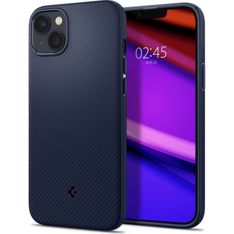 Spigen Mag Armor (ACS04919) puzdro pre Apple iPhone 14 Plus / 15 Plus, námornícka modrá
