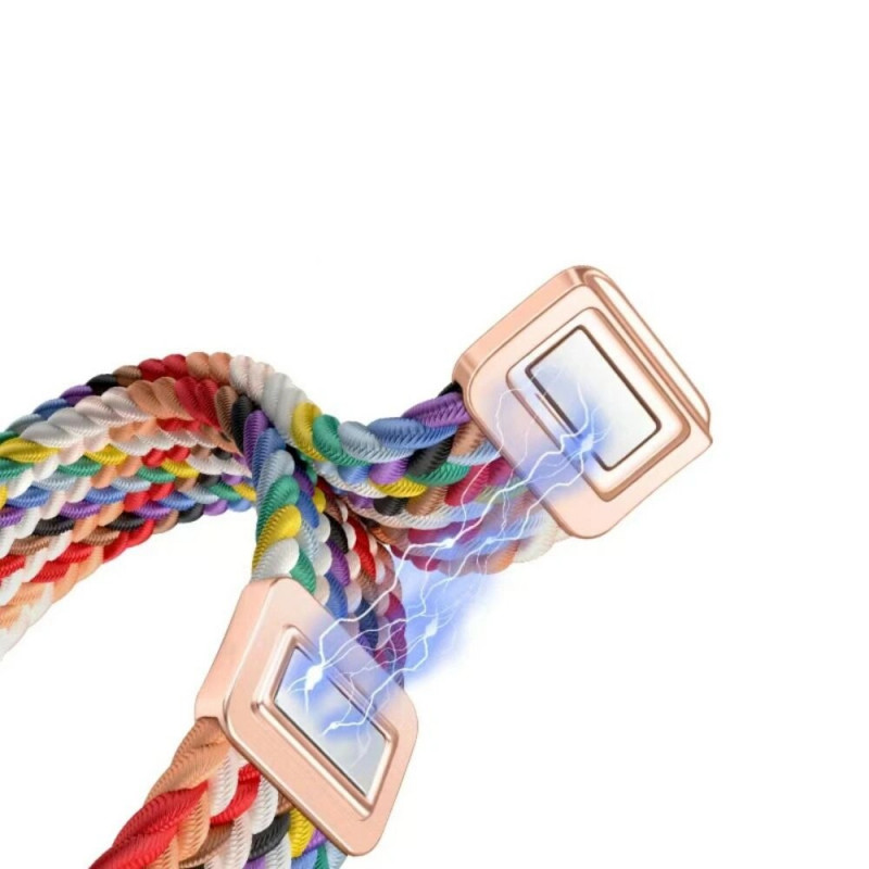 Remienok Tech-Protect Nylonmag pre Xiaomi Smart Band 8 / 9 / NFC, čierny