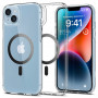 Spigen Ultra Hybrid Mag (ACS04904) puzdro MagSafe pre Apple iPhone 14 Plus / 15 Plus, Carbon Fiber