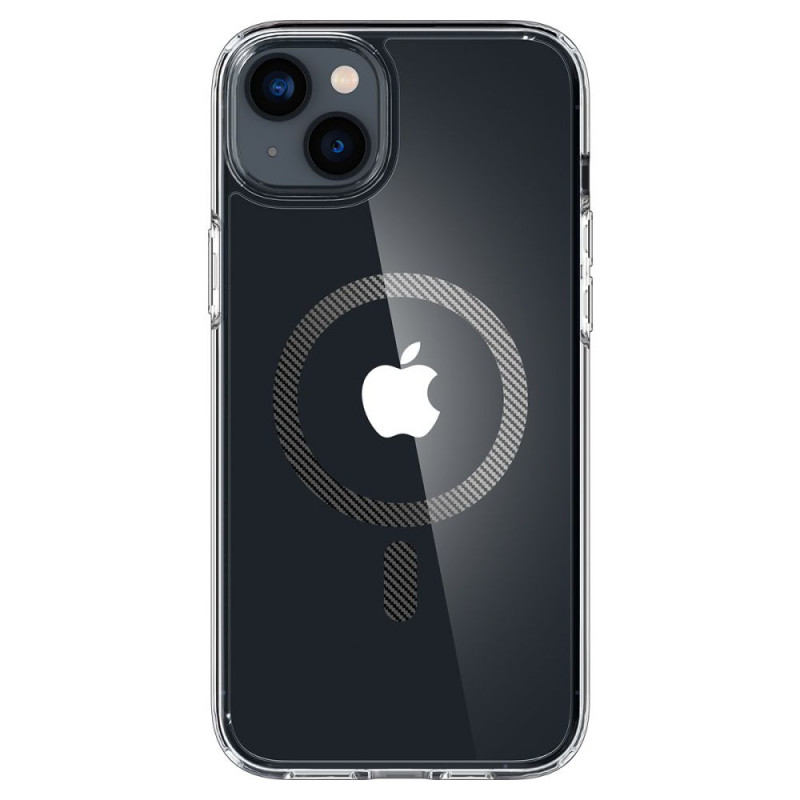 Spigen Ultra Hybrid Mag (ACS04904) puzdro MagSafe pre Apple iPhone 14 Plus / 15 Plus, Carbon Fiber