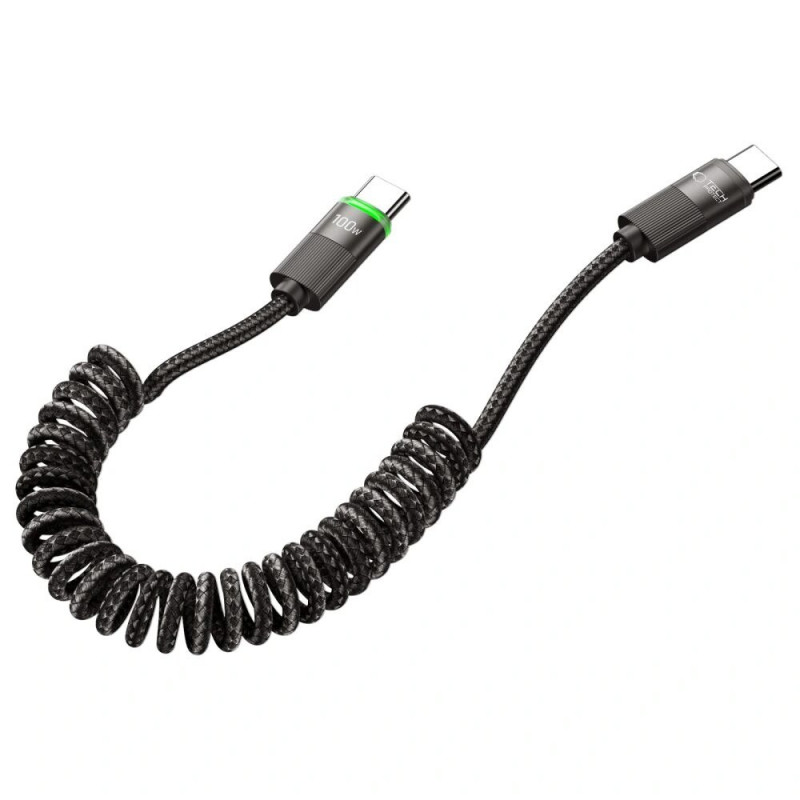 Tech-Protect UB20T Ultraboost kábel USB-C / USB-C PD100W/5A, 180 cm, čierny