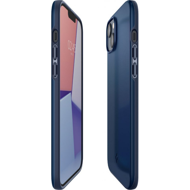 Spigen Thin Fit puzdro na Apple iPhone 14 Plus / 15 Plus, námornícka modrá