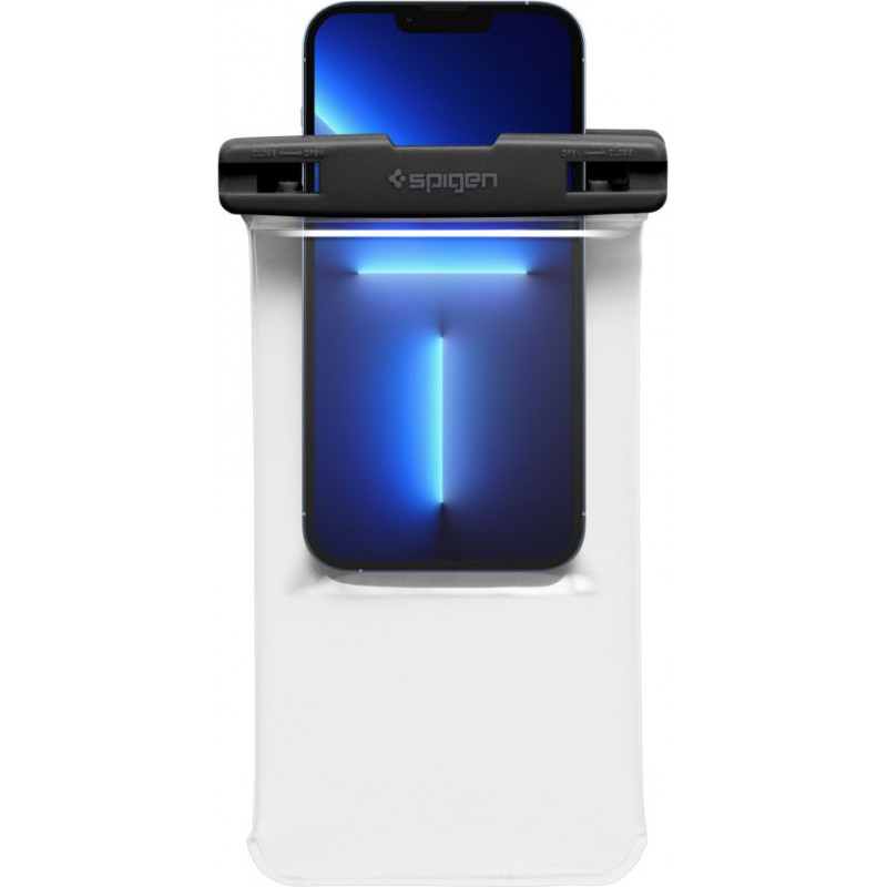Spigen A601 Aqua Shield univerzálne vodotesné puzdro, Crystal Clear